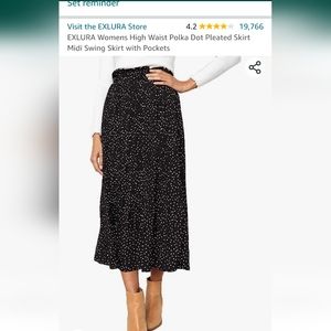 NWT High Waisted Long Skirt